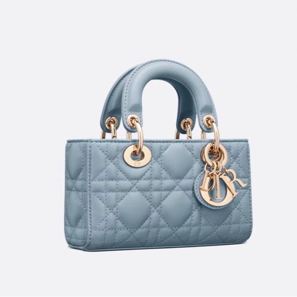 NEW Christian Dior - Lady D-Joy Micro Bag
Cloud Blue Cannage Lambskin